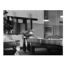 Salle de billard de l'Iowa, les années 1940 Cartes Postales