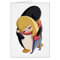 Sally and Sherbert the Penguin Card