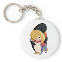 Sally and Sherbert the Penguin Key Chain