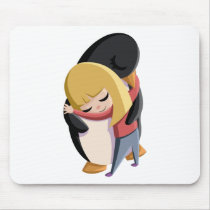 Sally and Sherbert the Penguin Mouse Pads