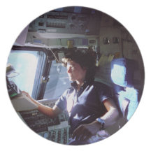 Sally Ride - First U.S. Woman In Space Party Plate