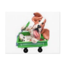 sally wagon post card