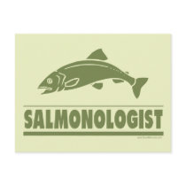Salmon Fishing Post Card