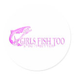 SALMON GIRL STICKERS