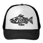 Salmon Native American Design Trucker Hat
