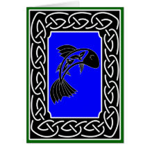 Salmon of Knowledge - Greeting Card