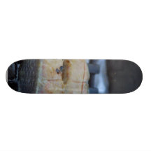 Salmon On Grill Custom Skateboard