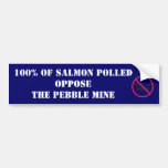 Salmon Oppose the Pebble MIne Bumper Stickers