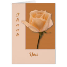 Salmon Rose Card