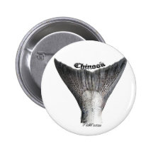 Salmon Tails-FishTails the hottest new style Pinback Button