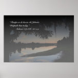 Salmos 119-126 con el rio Hillsborough Print