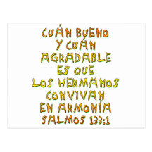 Salmos 133:1 postcard