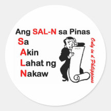 SALN ROUND STICKERS