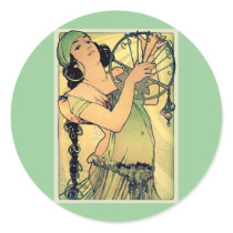 Salome By Alphonse Mucha ~ Art Nouveau Sticker