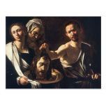 Salome With Head of John The Baptist - Caravaggio Post Card