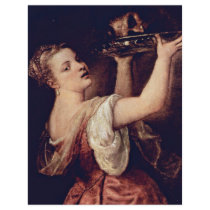 Salome With The Head Of John The Baptist By Tizian Flyer