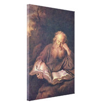 Salomon Koninck - The Hermit Canvas Prints