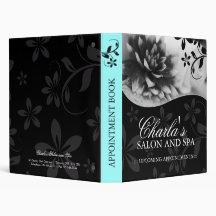 Salon and Spa Appointment Book Vinyl Binders