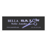 Salon Appointment Design with Hair  Scissors Business Card Templates