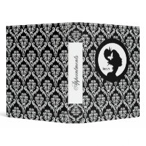 Salon Binder Appointment Book Woman's Silhouette