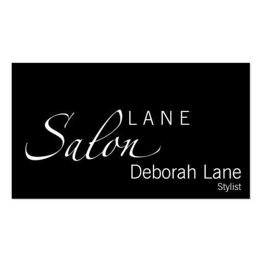 Salon Business Card