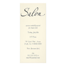 Salon Custom Invitation