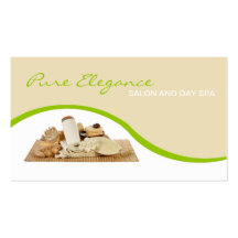 Salon Day Spa Massage Therapist Supp Business Card