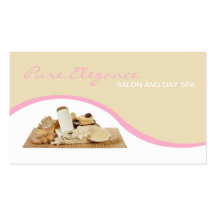 Salon Day Spa Massage Therapist Supp Business Card