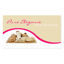 Salon Day Spa Massage Therapist Supp Business Card