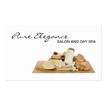 Salon Day Spa Massage Therapist Supp Business Card