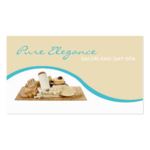 Salon Day Spa Massage Therapist Supp Business Card