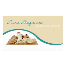 Salon Day Spa Massage Therapist Supp Business Card