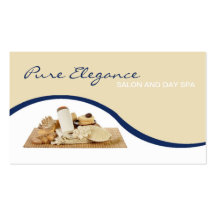 Salon Day Spa Massage Therapist Supp Business Card