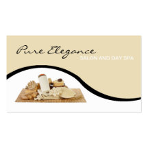 Salon Day Spa Massage Therapist Supp Business Card