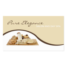 Salon Day Spa Massage Therapist Supp Business Card