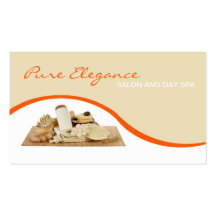 Salon Day Spa Massage Therapist Supp Business Card