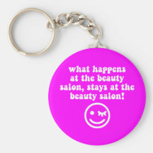 Salon de beauté porte-clef