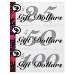 Salon Flyer Spa Gift Certificates Woman Colorful
