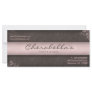 Salon Gift Certificate Floral Pink Taupe Vintage Rack Card