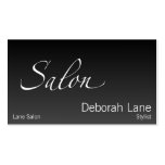 Salon Gradient Dark Business Card Templates