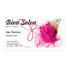 Salon/ Makeup Artist Business Card