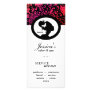 Salon Marketing Cards Butterfly Woman Colourful Personalized Rack Card