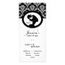 Salon Marketing Cards Butterfly Woman Silhouette Custom Rack Cards