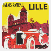 Salon Regional De L'Automobile ~ Lille Square Stickers