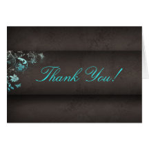 Salon Spa Butterfly Thank You Greeting Card