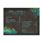 Salon Spa Floral Postcard Brochure