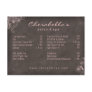 Salon Spa Floral Postcard Brochure Pink
