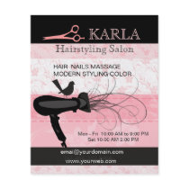 Salon & Spa Hair Care Hairstylist Flyers