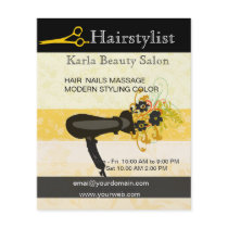 Salon & Spa Hairstylist Custom Flyer