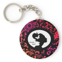 Salon Spa Key Chain Butterfly Woman Colourful